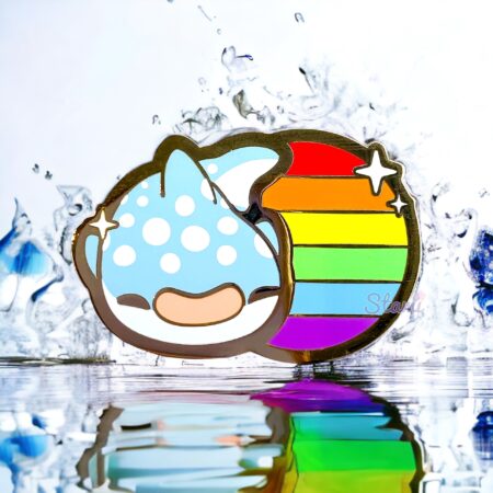 LGBTQ+ Whale Pin